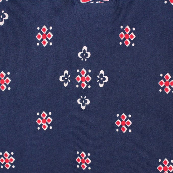 TALBOTS Shift Dress V-neck 100% Cotton in Navy Blue Women's Medium Petite - Picture 8 of 10